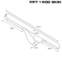 Nash Scope Ops Soft Protect Rod Skins 1 Rod